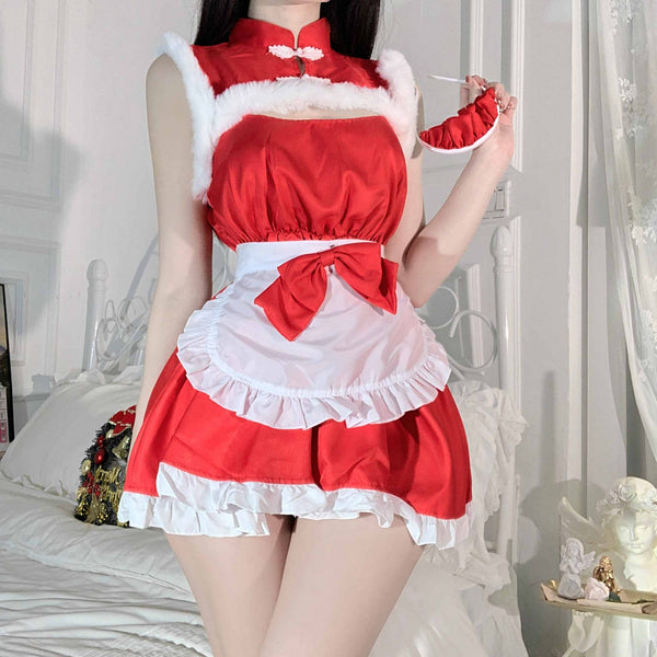 lovingocean M-23 Christmas style maid set